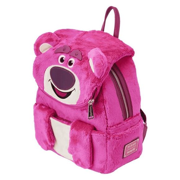 Loungefly Pixar Toy Story Lotso Pink Plush Bear Mini Backpack - Picture 4 of 7